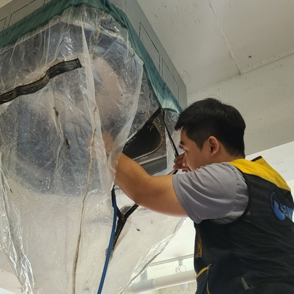 5단계 에어컨 내부세척